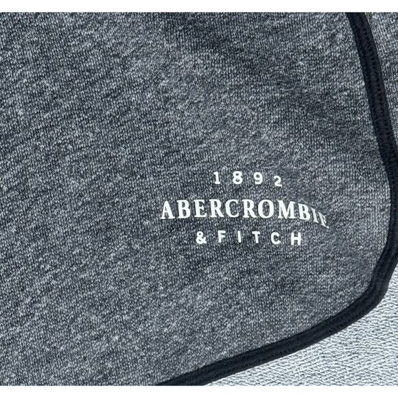 Abercrombie & Fitch Y2K Sporty Sweat Micro Booty Mini Shorts Gym Lounge Sz S - Picture 3 of 7